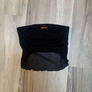 Hot Lava mesh tube top